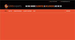 Desktop Screenshot of celebexperts.com
